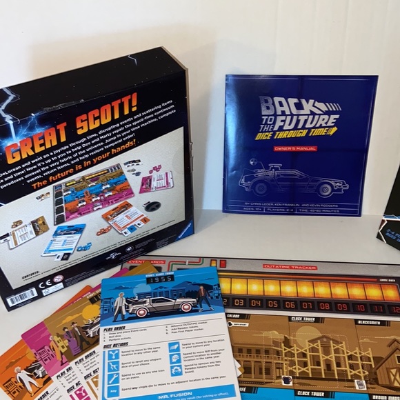 Back To The Future Dice Through Time Board Game - Picture 3 of 7